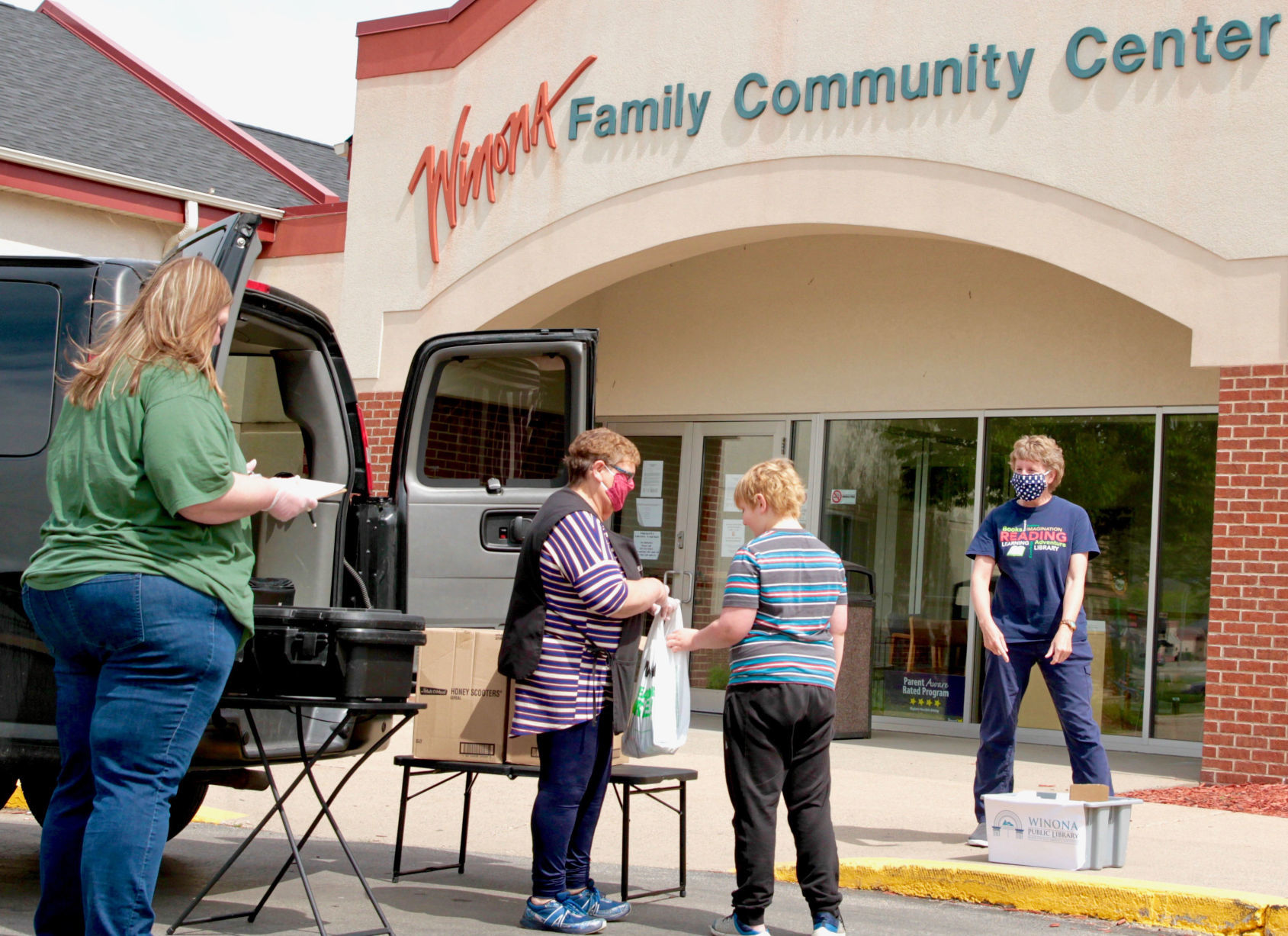 Winona Schools Nutrition Service provide meals for residents